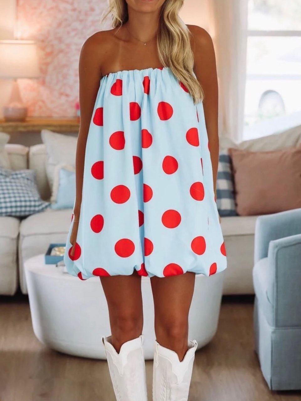 Pardon My Dots Mini Dress