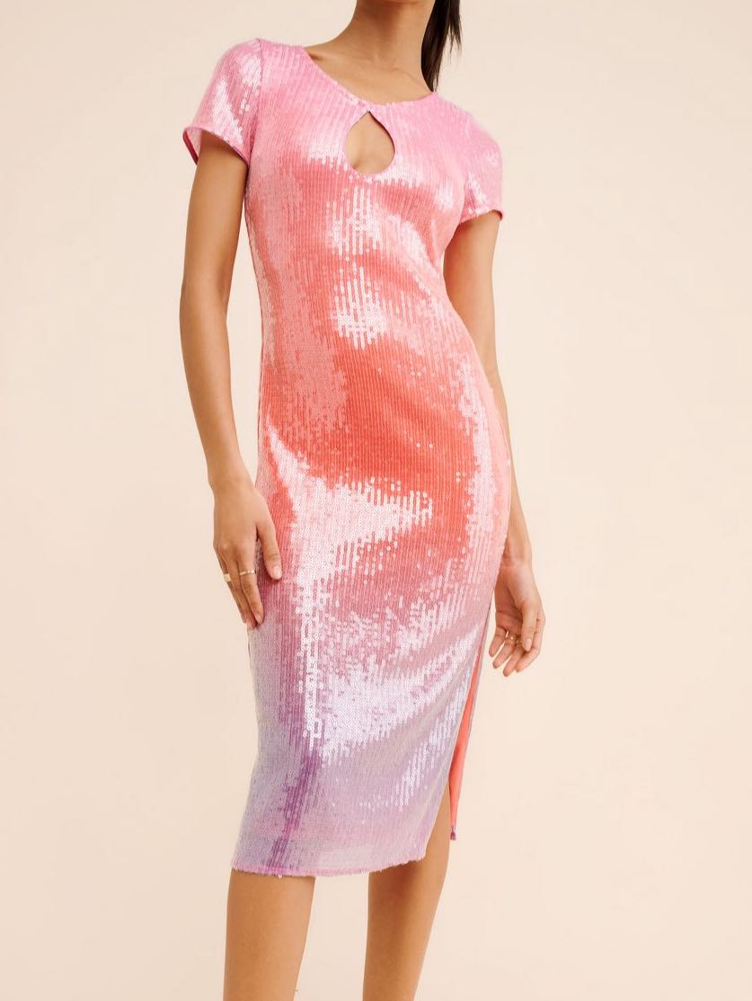 Sequin midi dress