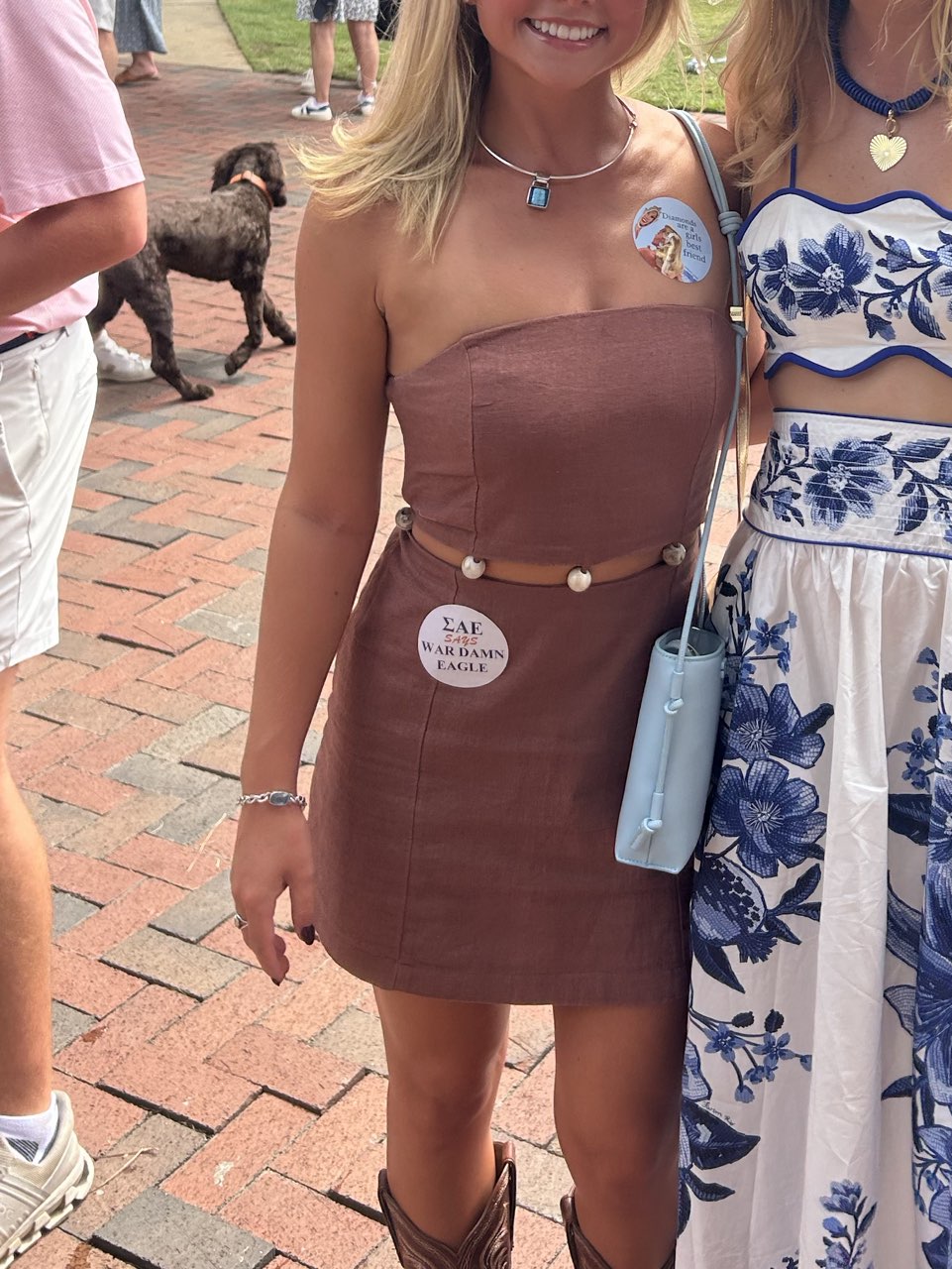 Brown Mini Dress