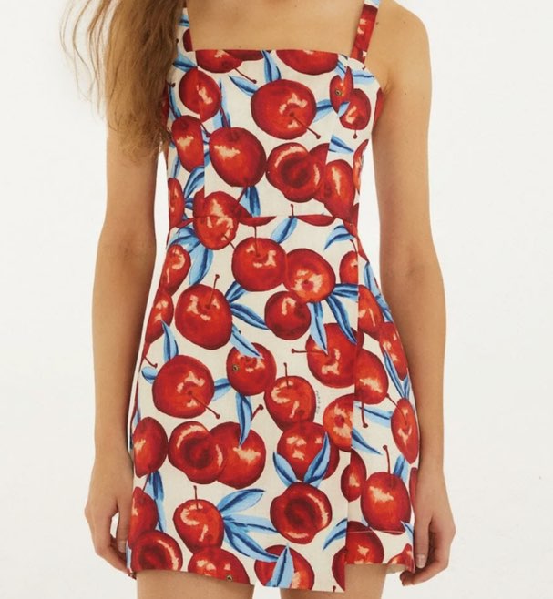 Farm rio Cherry Print Mini Dress