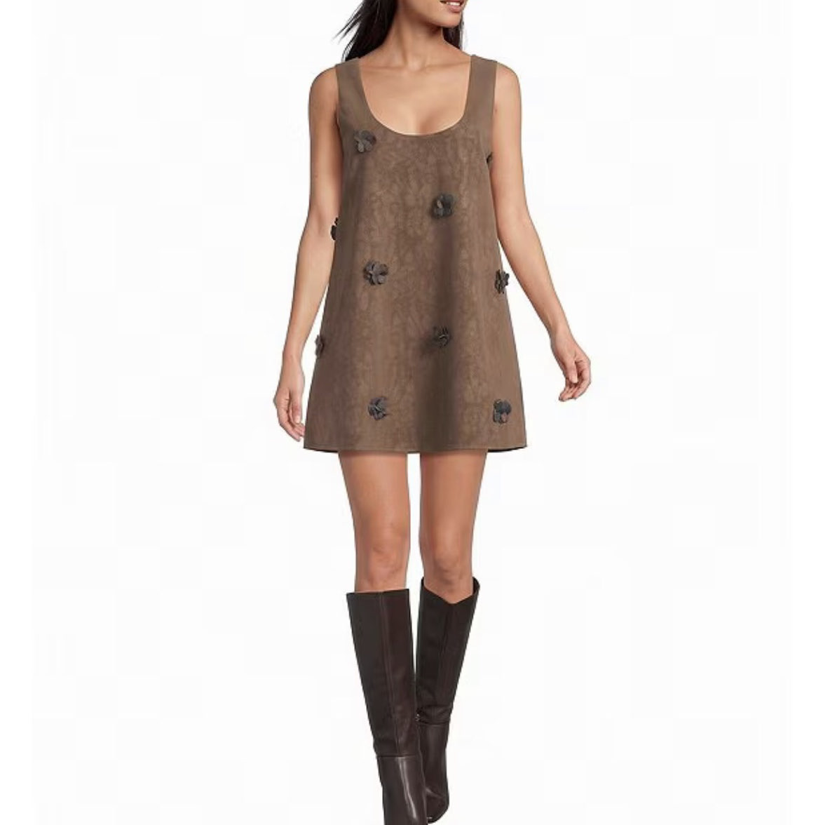 Dillards Brown Shift Dress