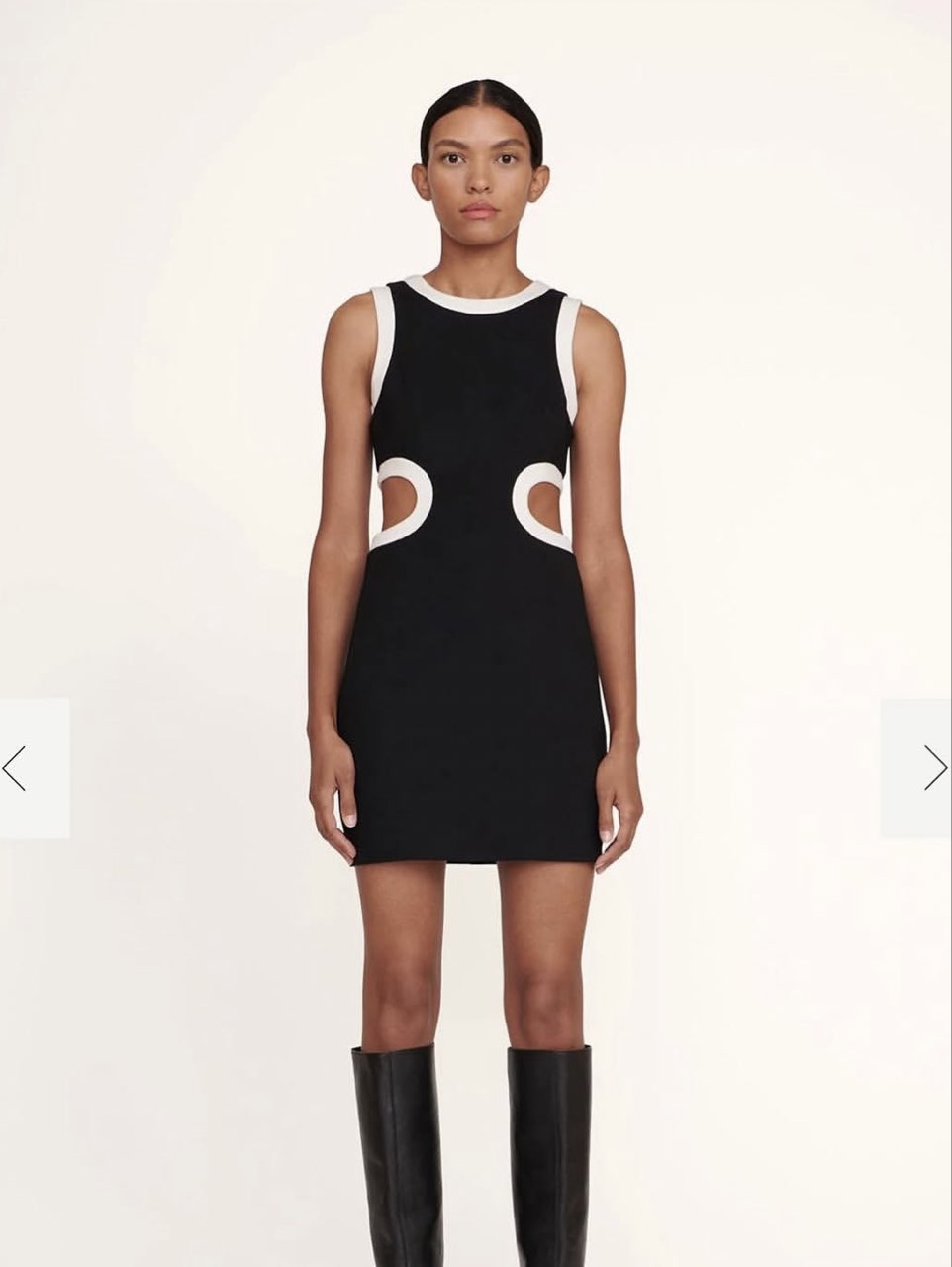 Black Cutout Mini Dress