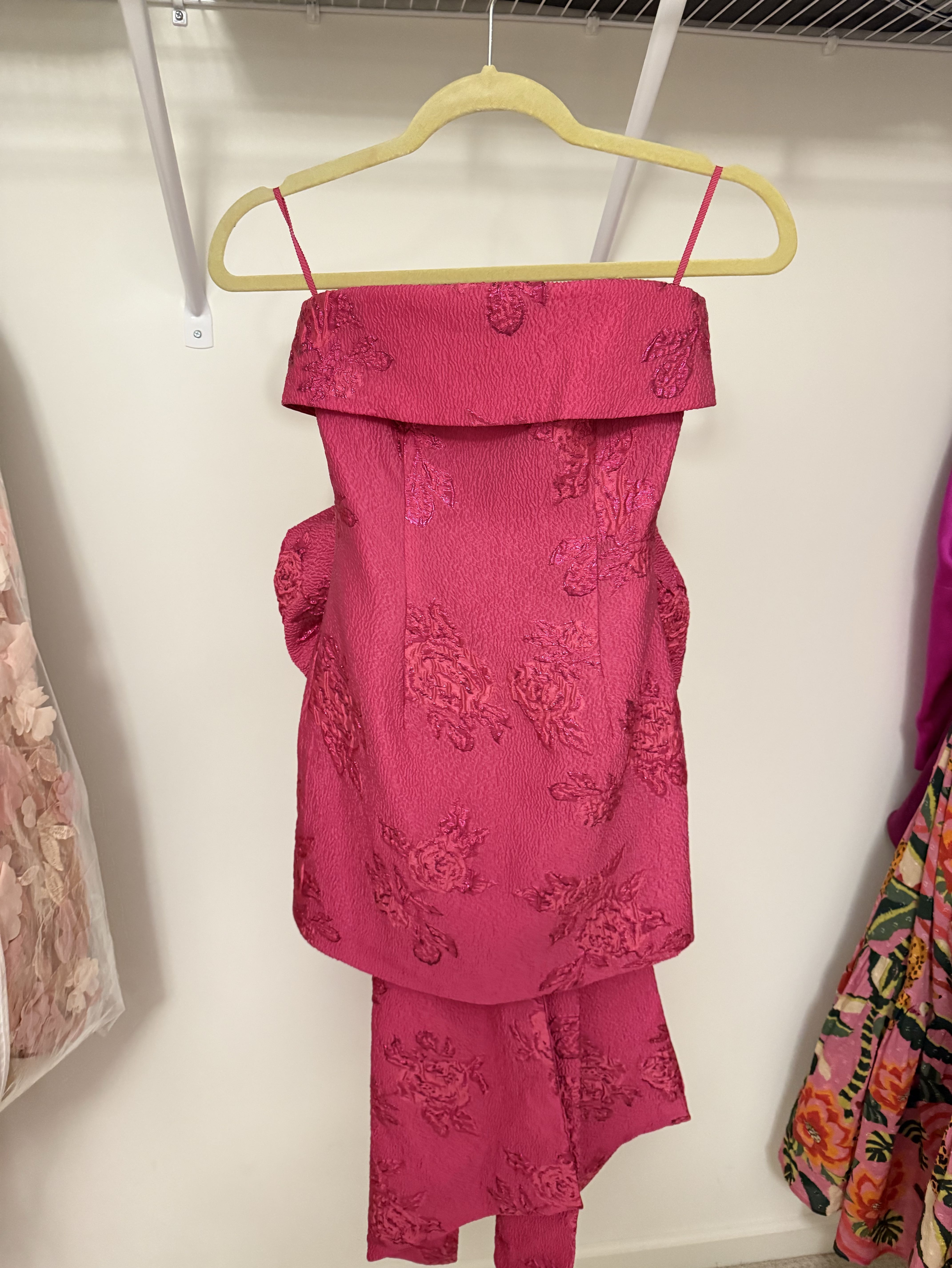 Matchmaker Strapless Bow Mini Dress