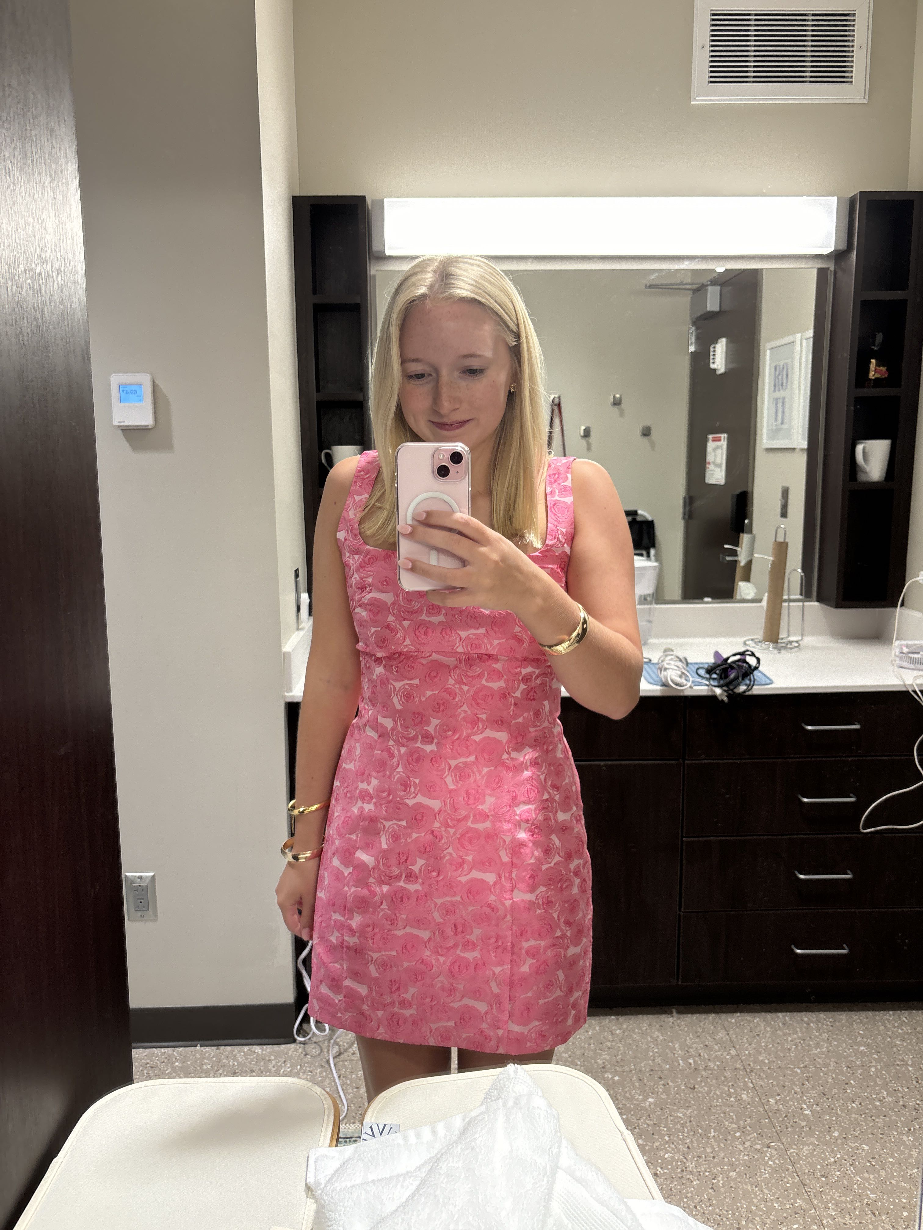 Amanda Uprichard Pink Mini Dress
