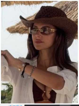 Miu Miu Gold Rimless Shield Sunglasses