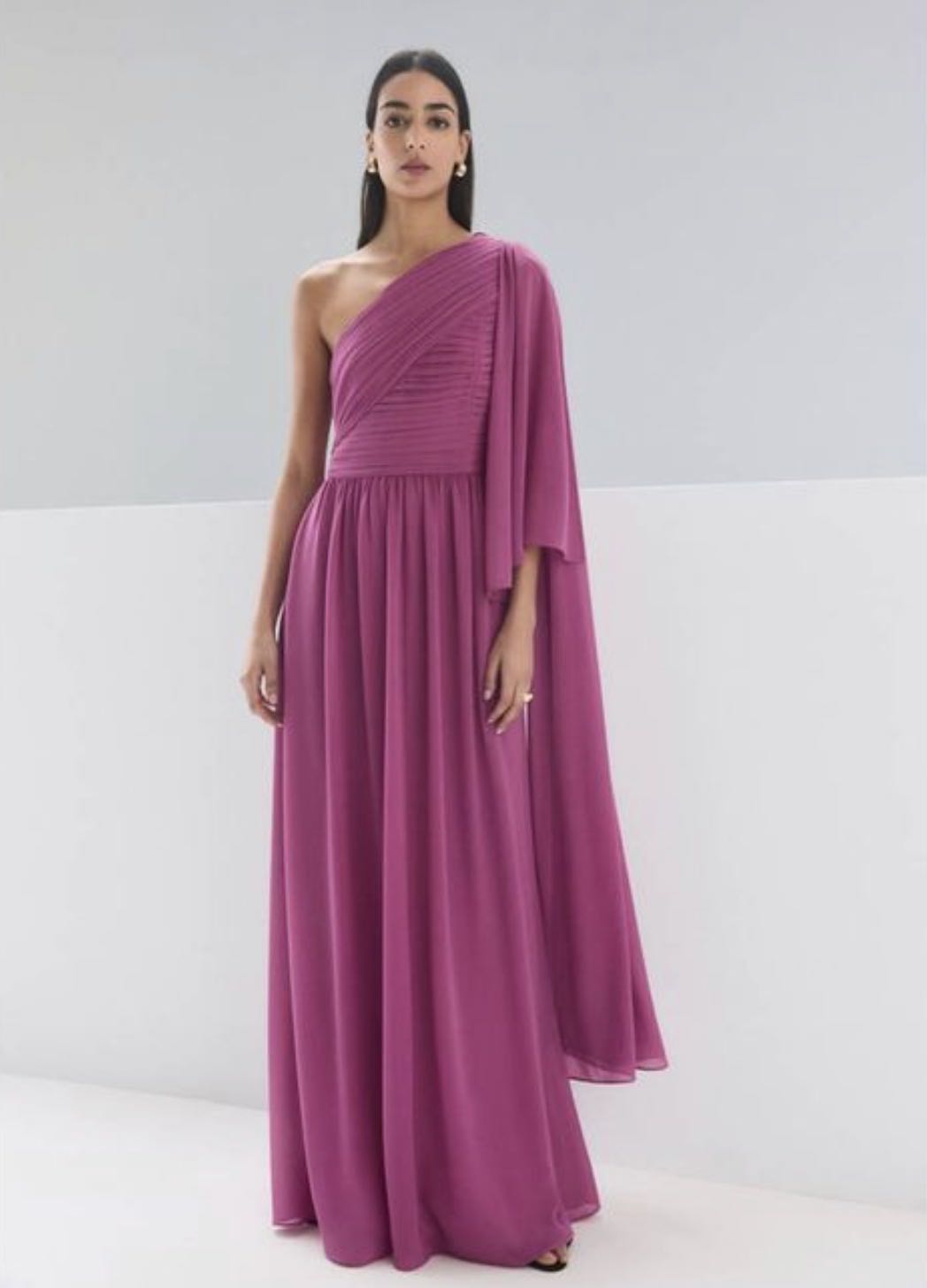 Knot One- Shoulder Dress