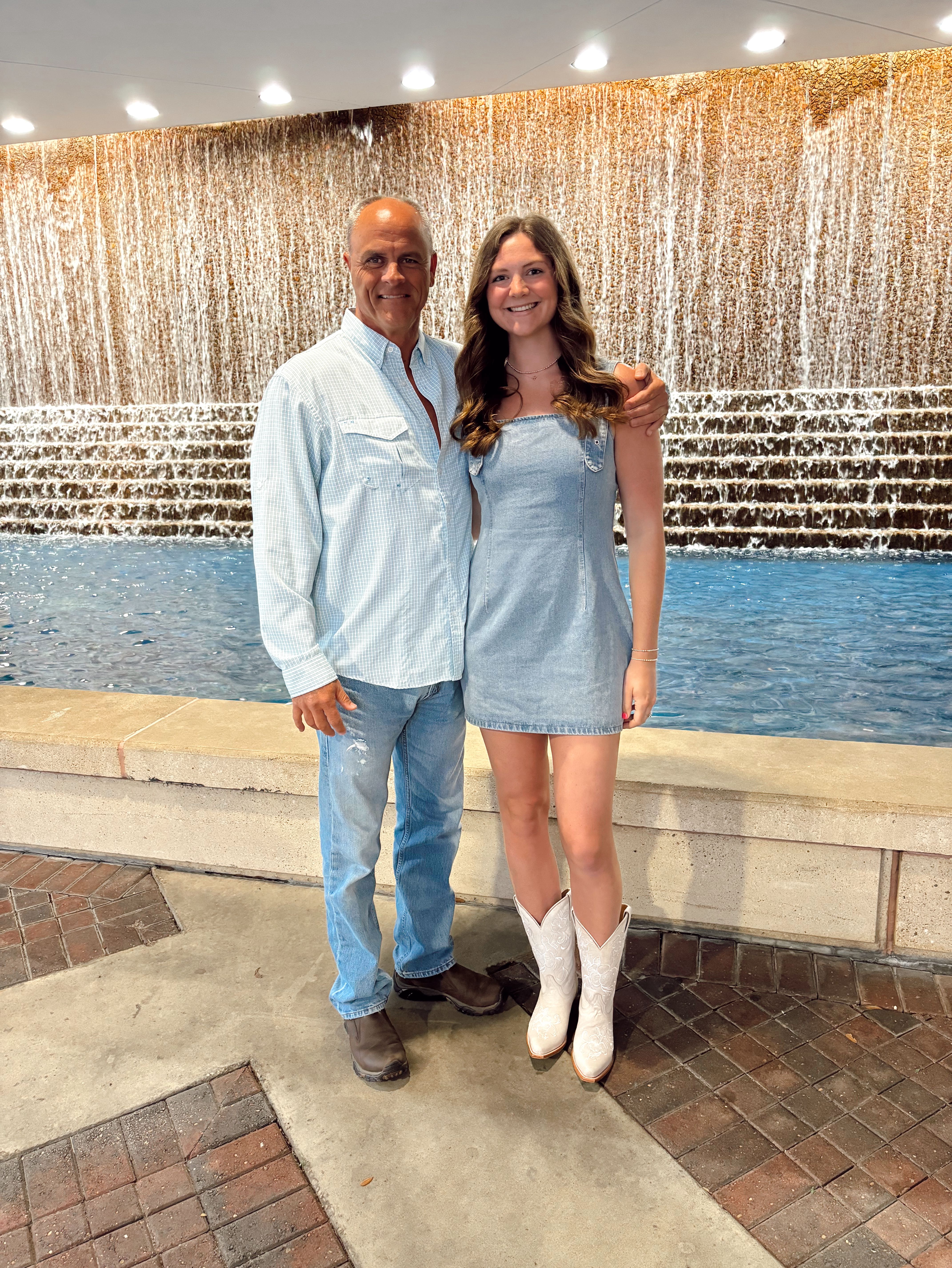 Denim dress