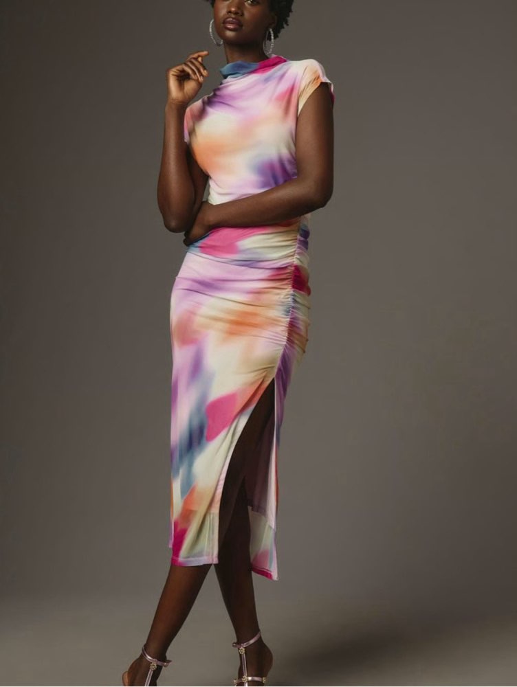 anthropology colorful dress