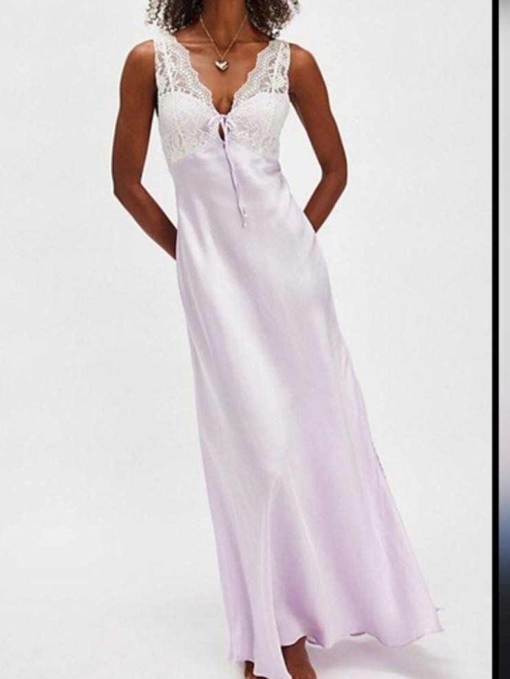 Maxi Satin Dress