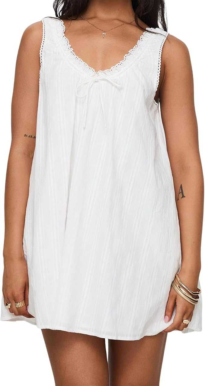 White Baby Doll Dress