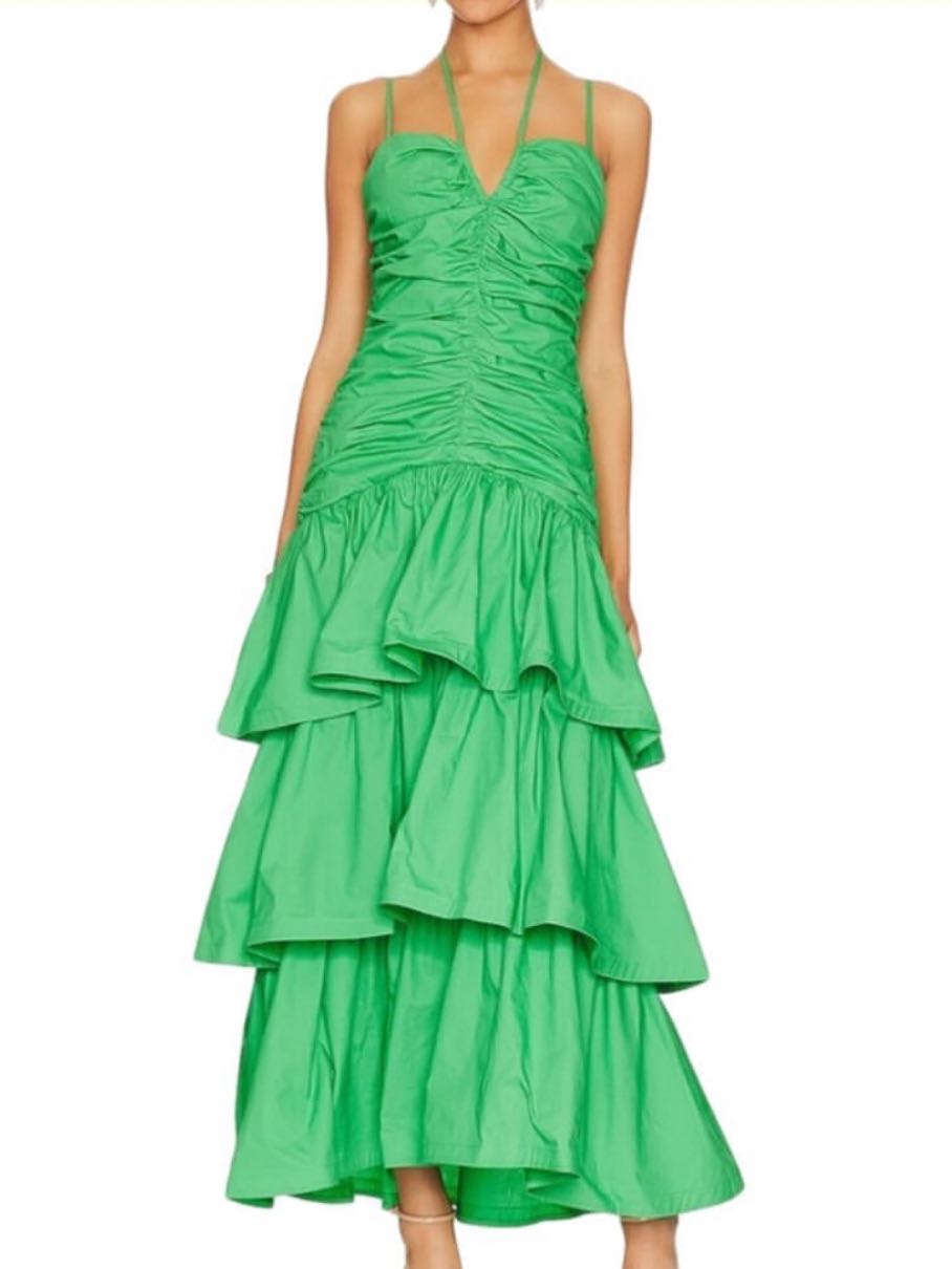 Tiered Midi Dress