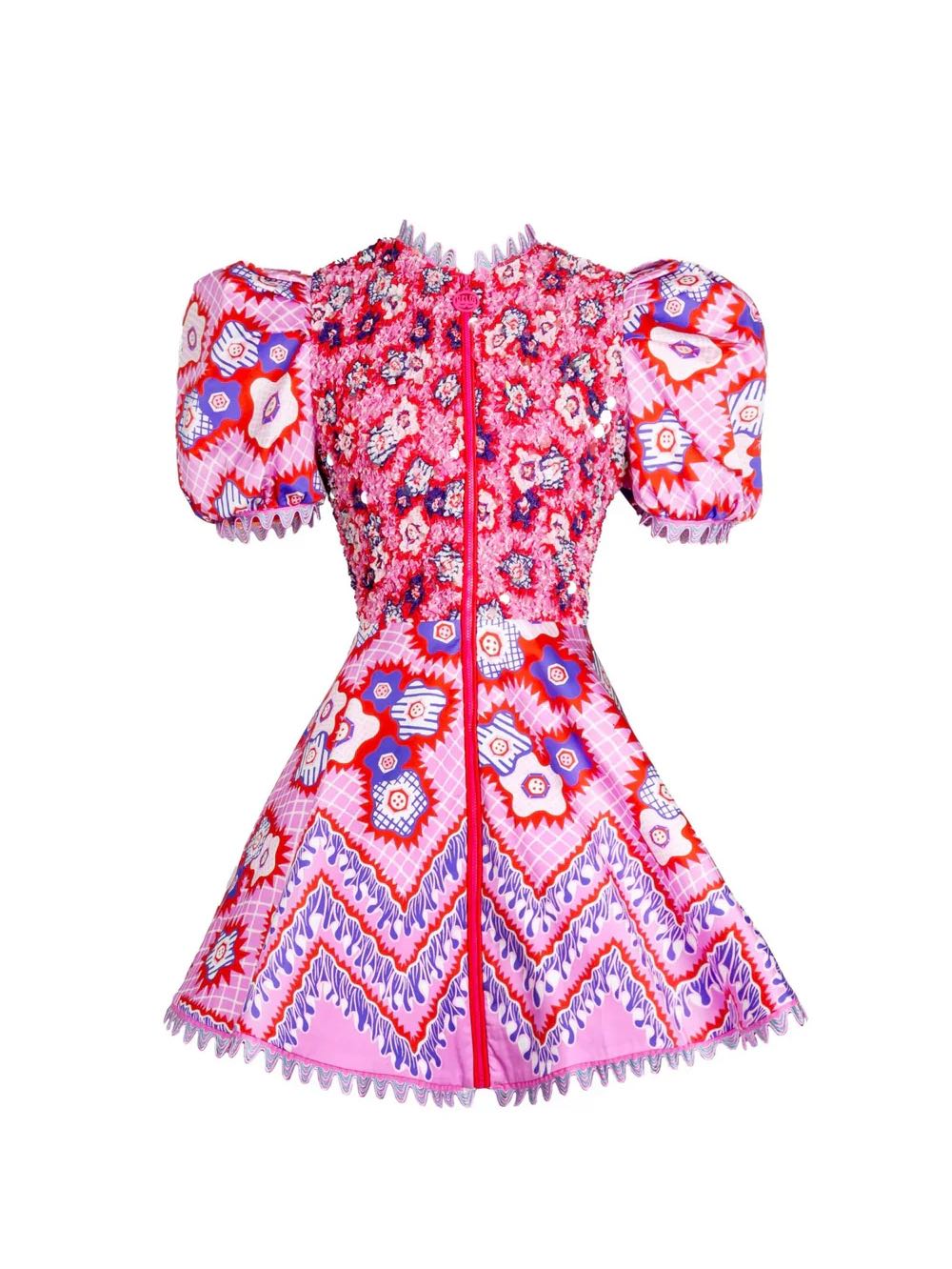 Gracie Floral Print Sequin Dress