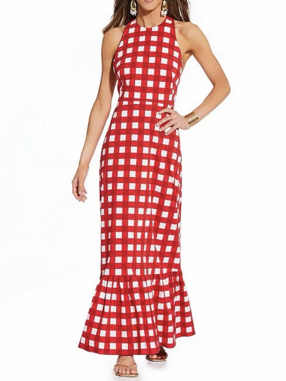 Red Gingham Dress