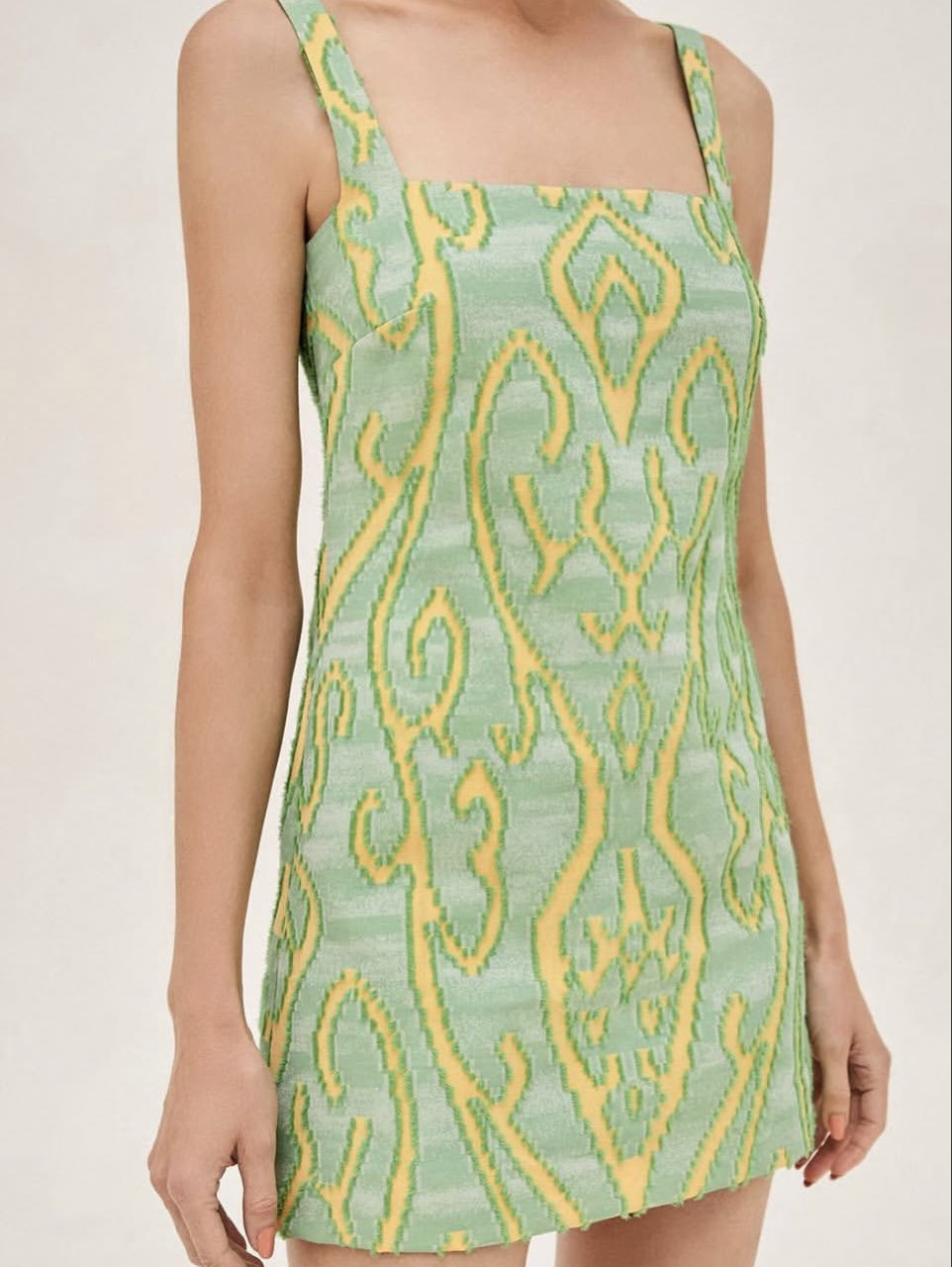 Jacquard Mini Dress