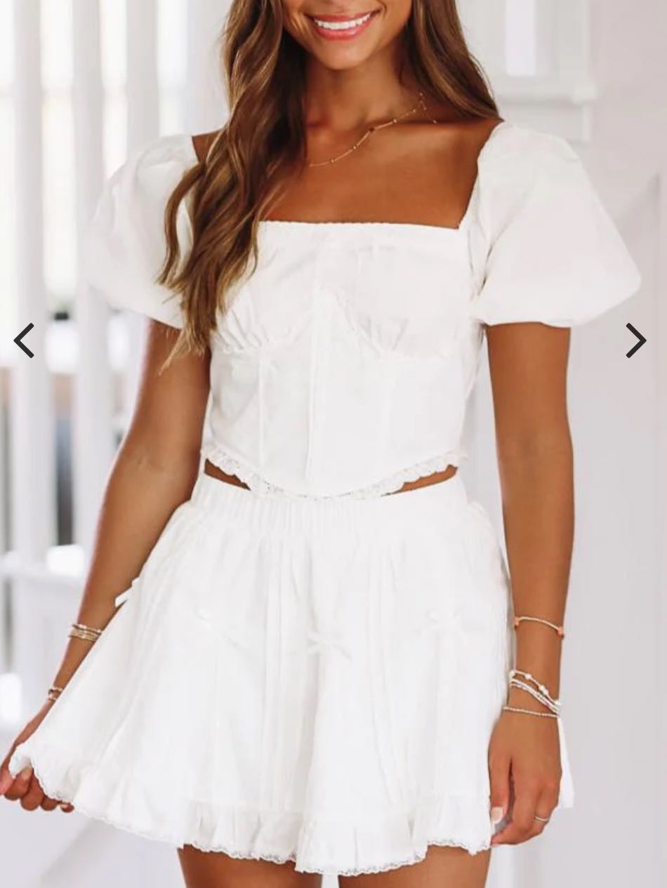 Finesse Me Crop Top- Escape the Ordinary Mini Skirt