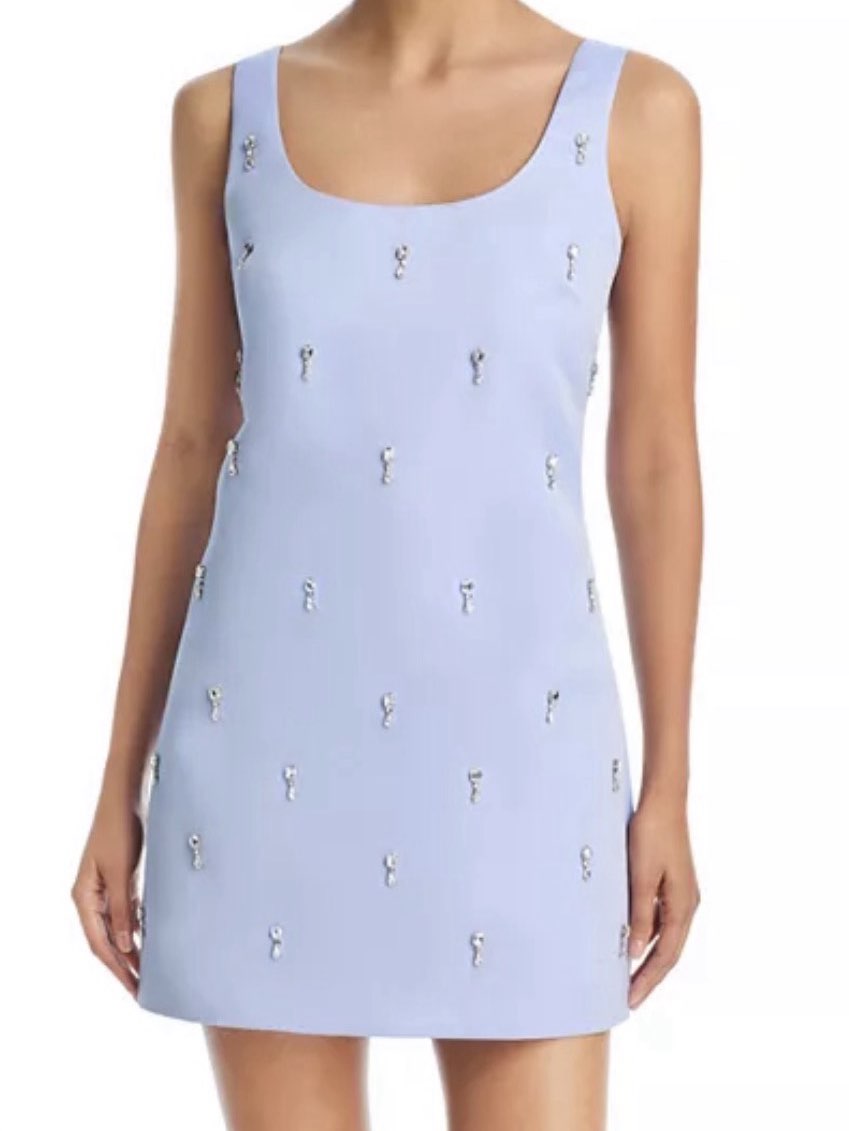 Jewel Satin Mini Dress - Exclusive