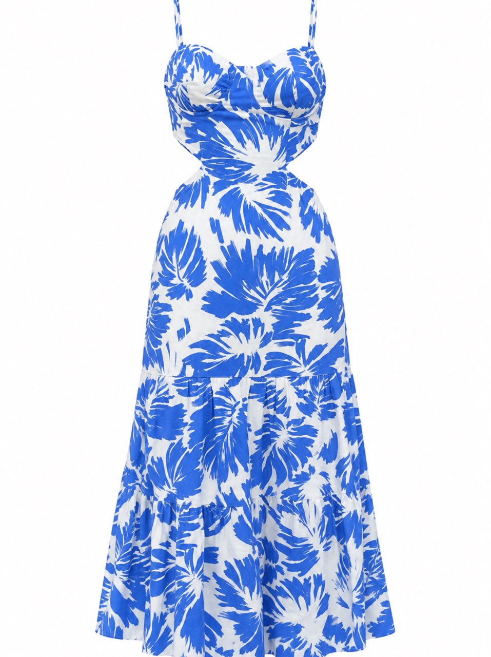 Blue and white Midi