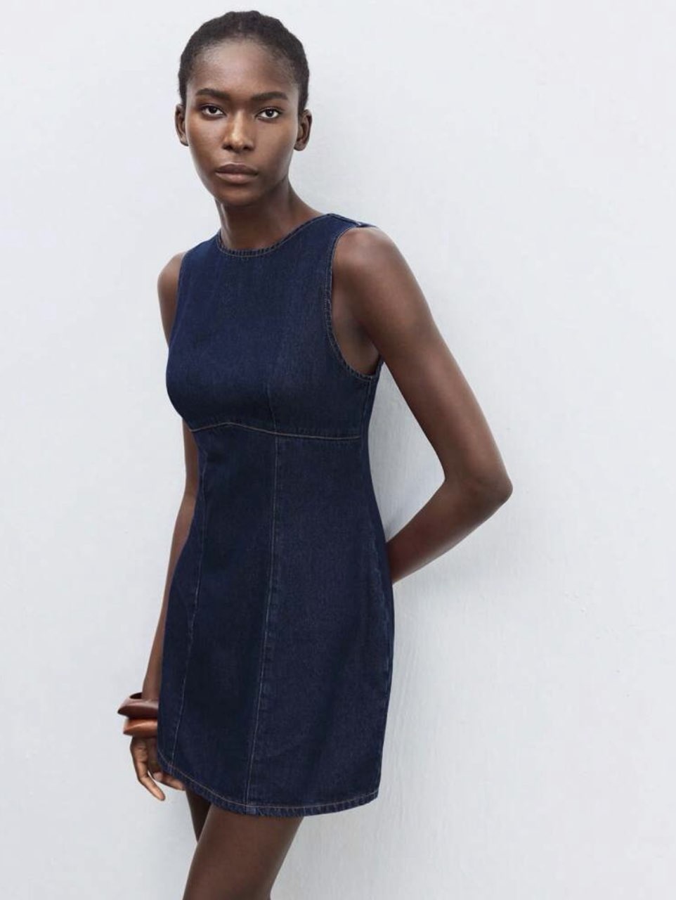 Denim gameday dress!