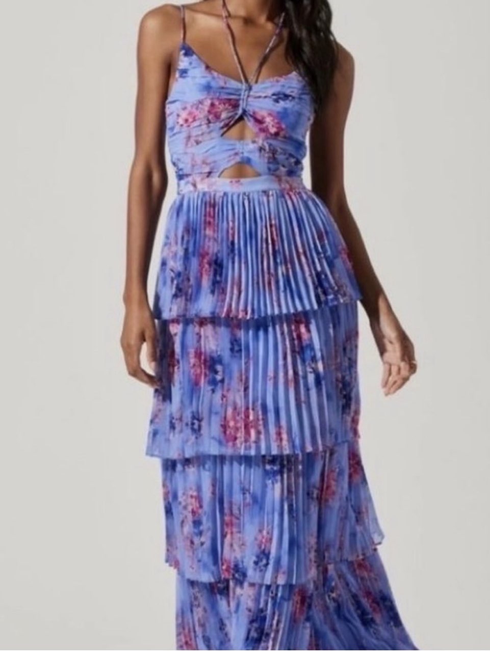 Purple and Pink Formal Dress