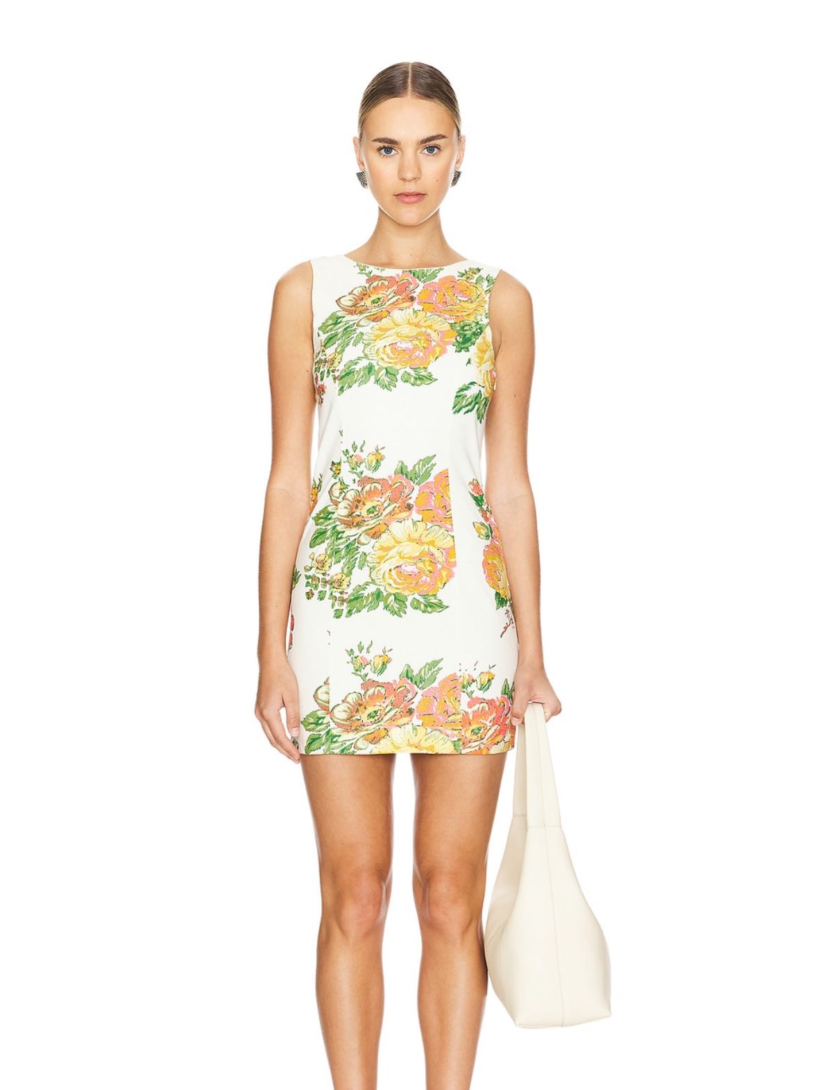Mayberry Mini Dress in Ivory Combo