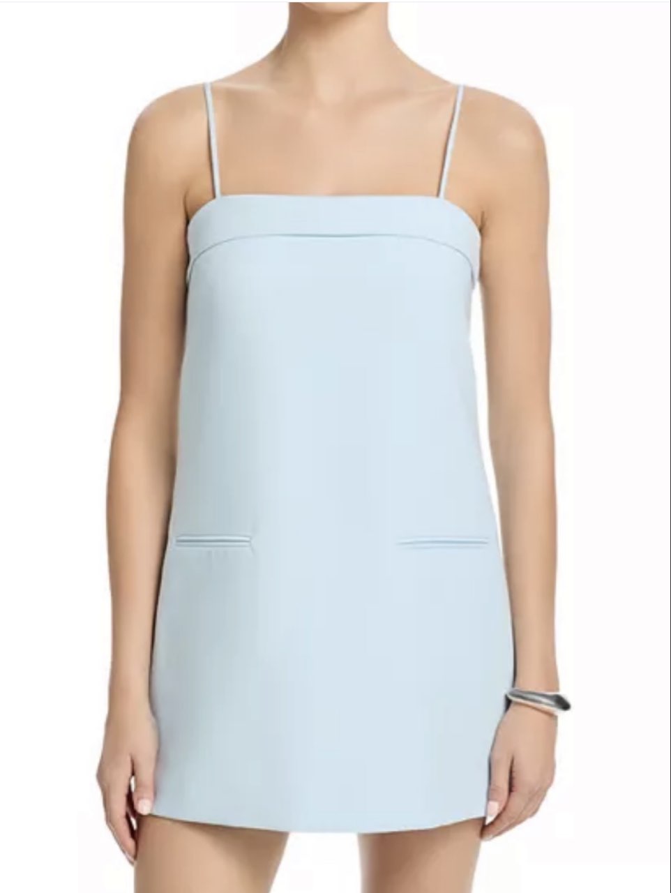 French Connection Blue Pocket Dress