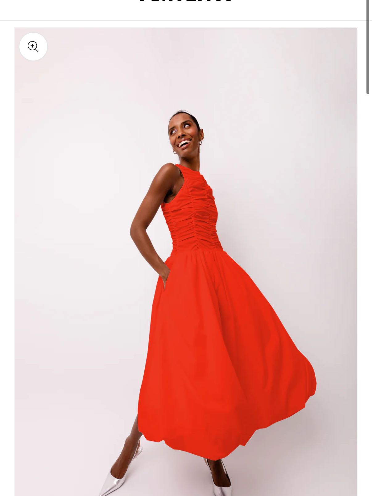 Elodie Ruched Midi Dress