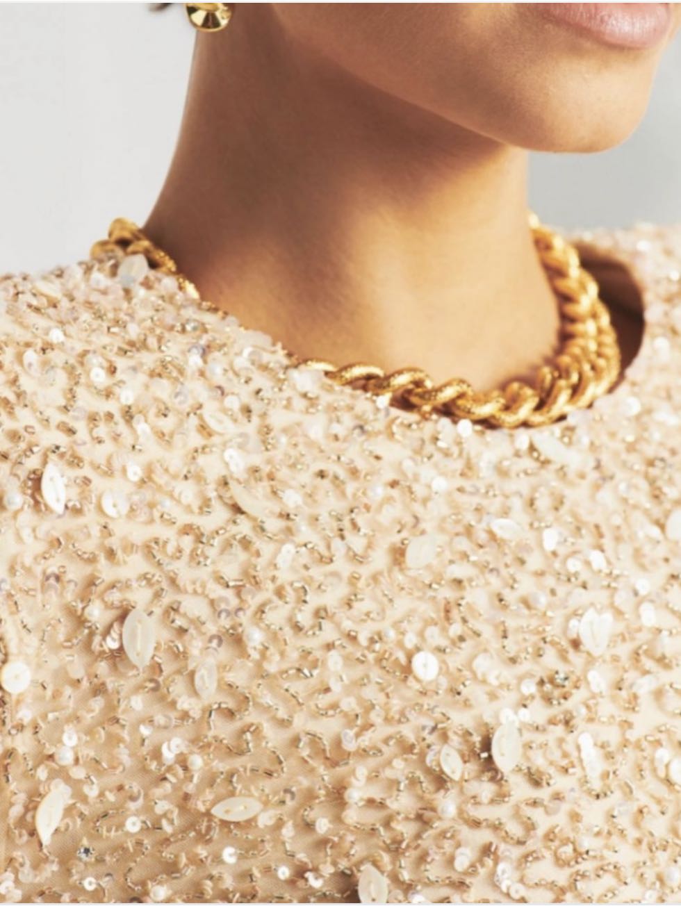 Sequin Long Sleeve Mini Dress