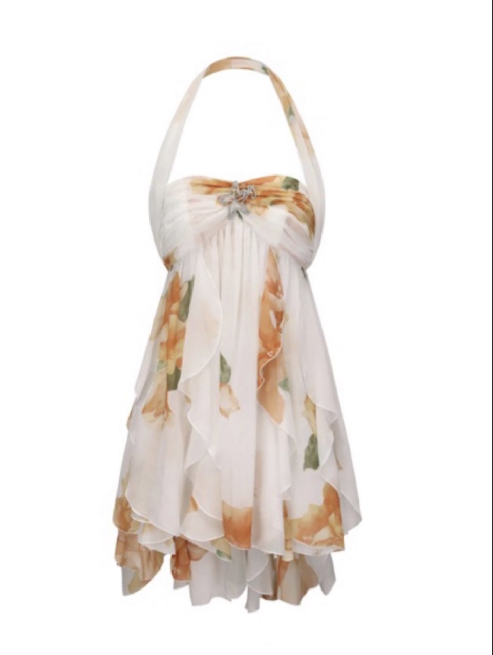 Floral Halter Dress