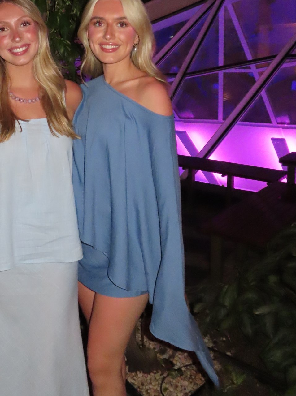 Two Piece Blue Set