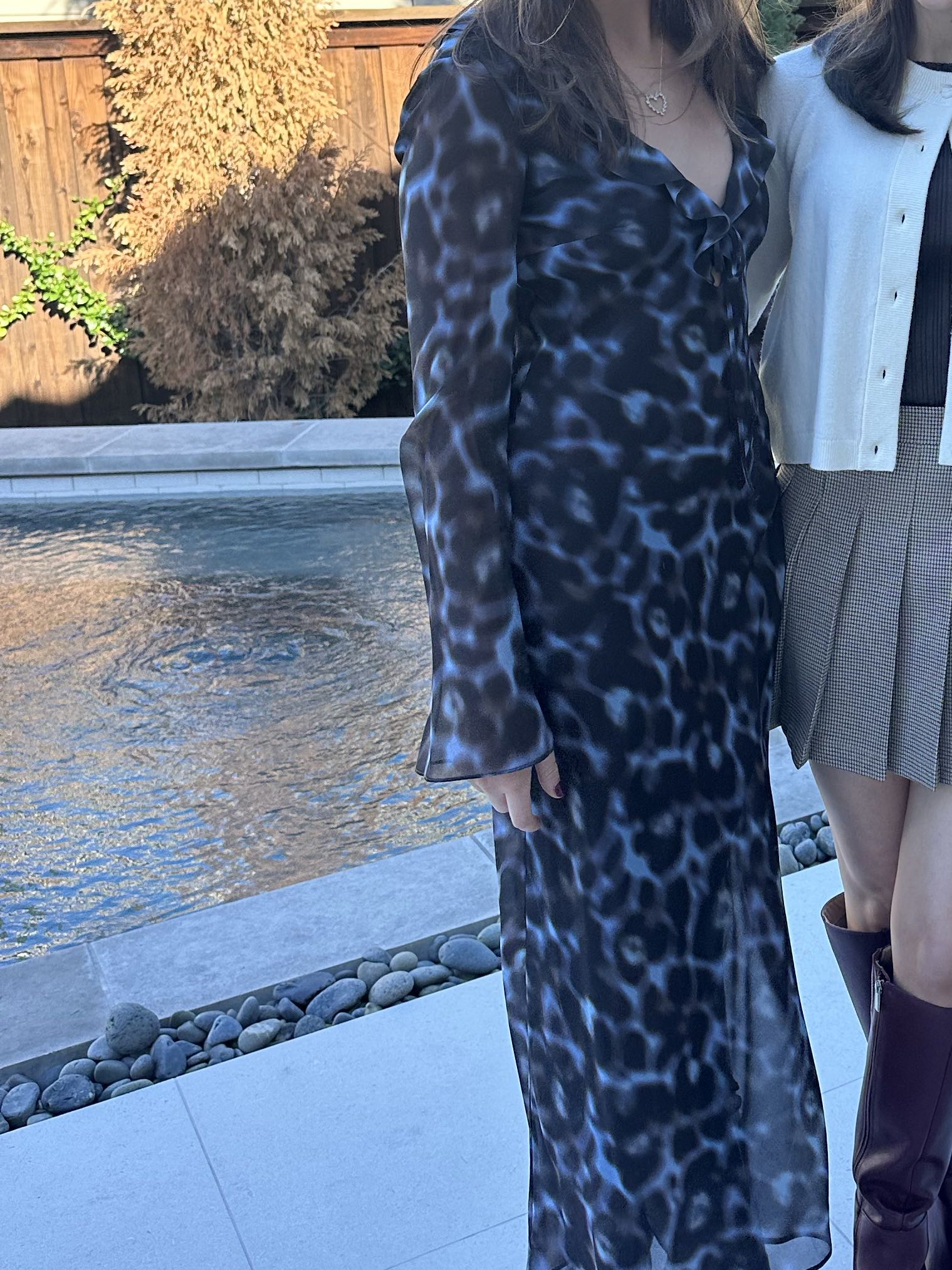 Leopard maxi dress
