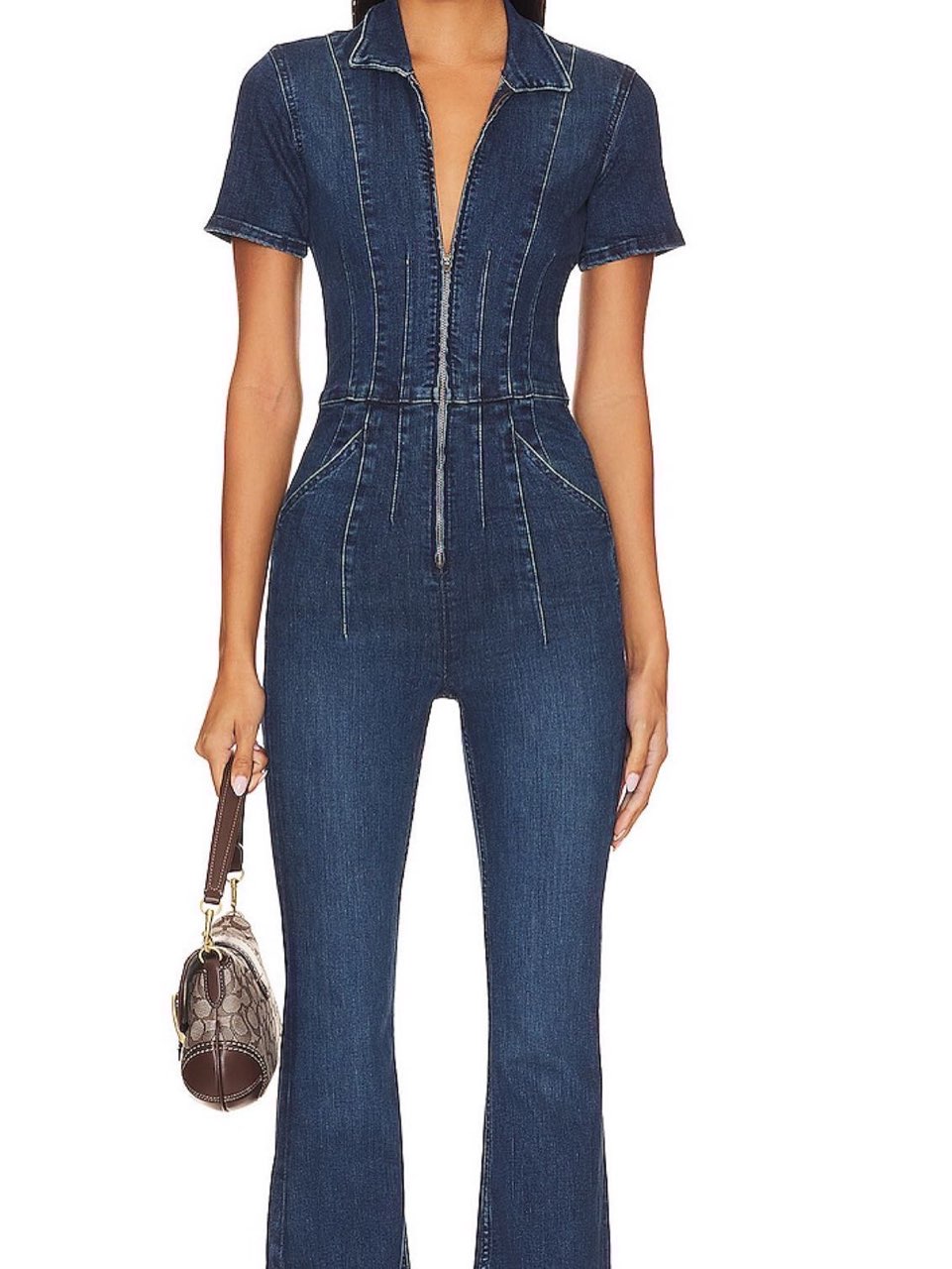 we the free jayde flare jumpsuit in night sky