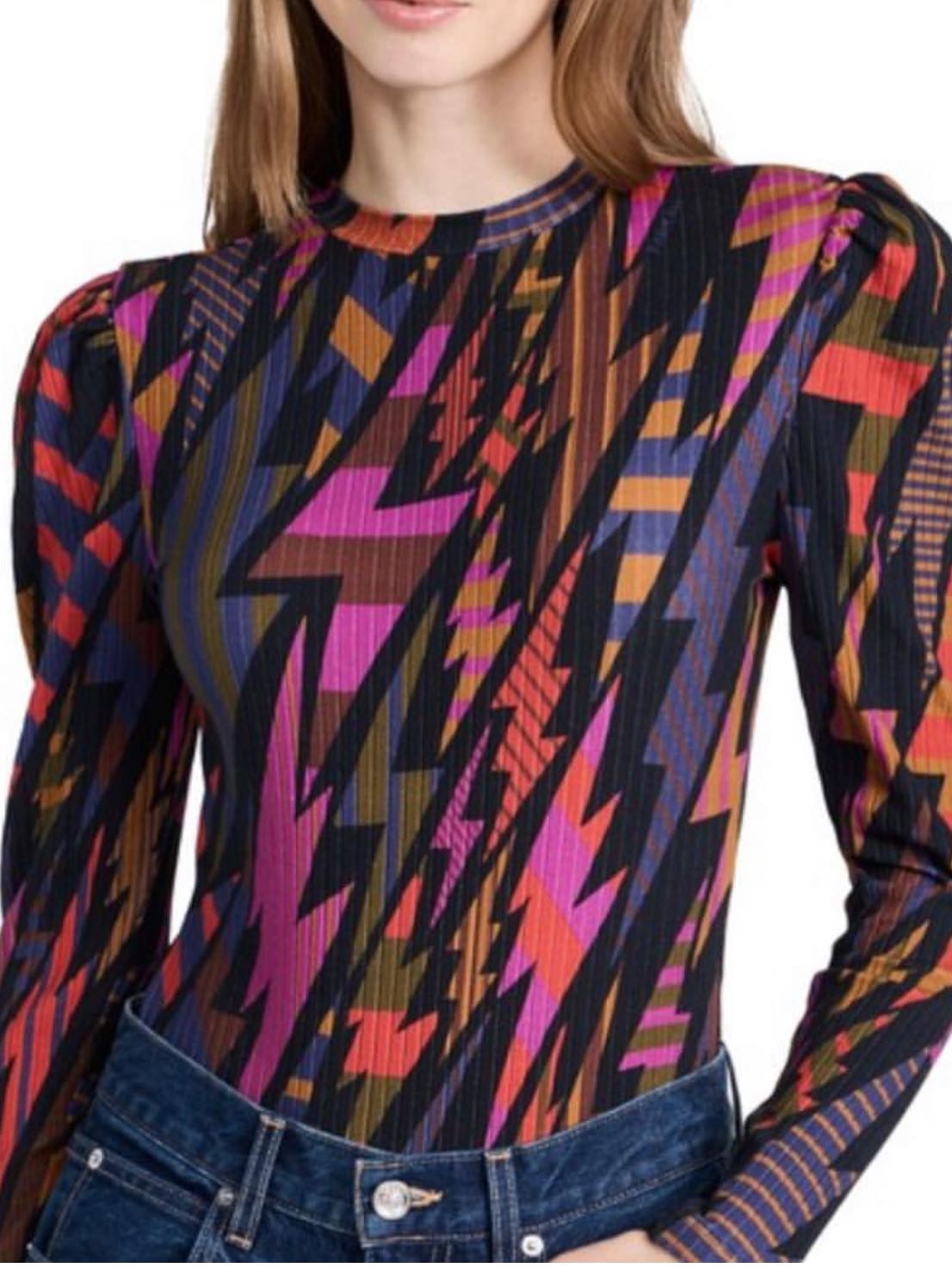 Lightning bolt long sleeve body suit