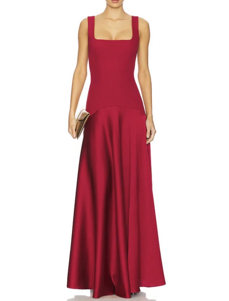 Red gown