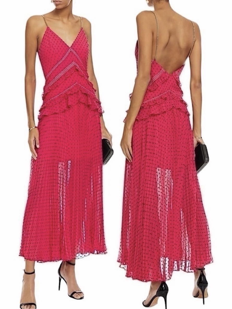 Red polka dot maxi