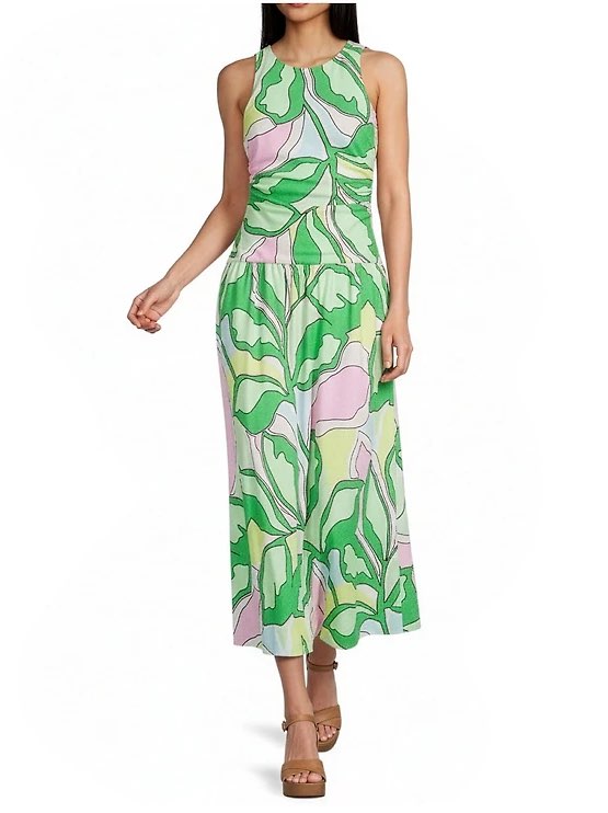 Colorful printed dress