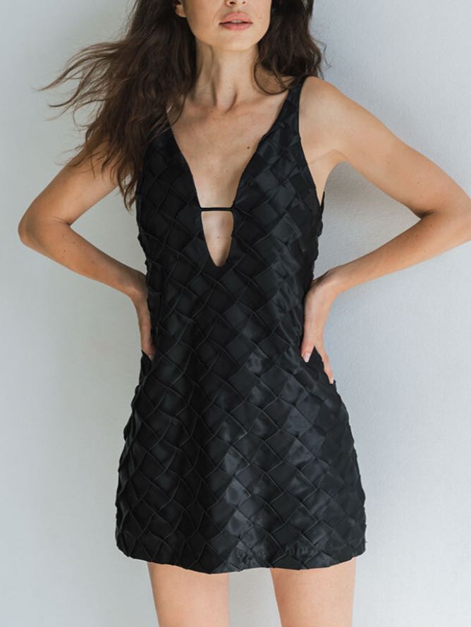 Zara black mini dress