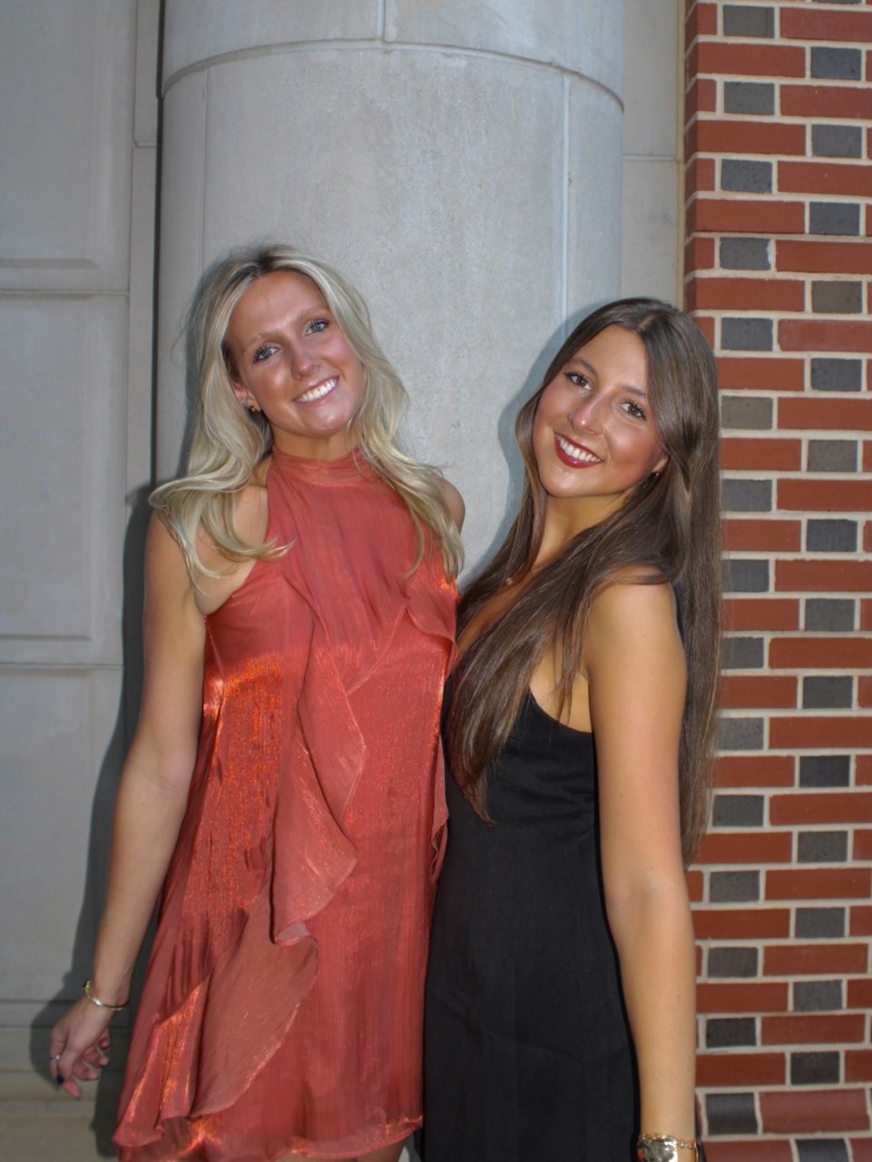Coral Ruffled Halter Dress
