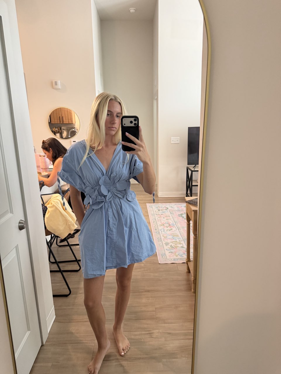 Ciebon blue flower dress