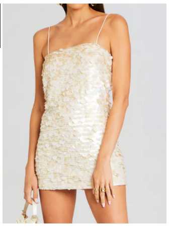 Iridescent Sequin Mini Dress