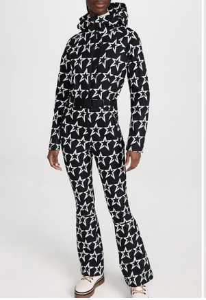 Star Print Ski Suit