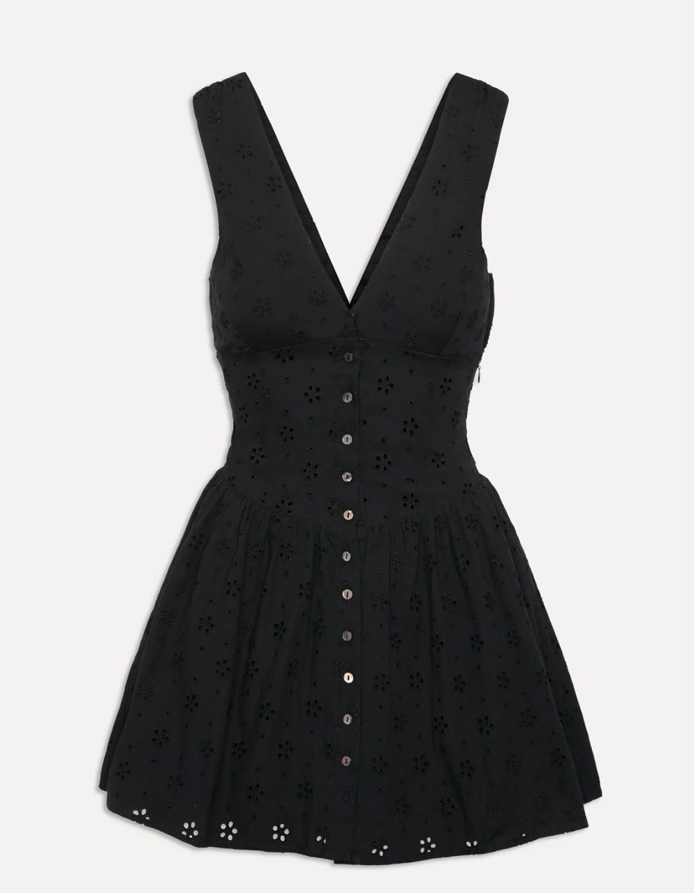Frankies Bikinis Black Mini Dress