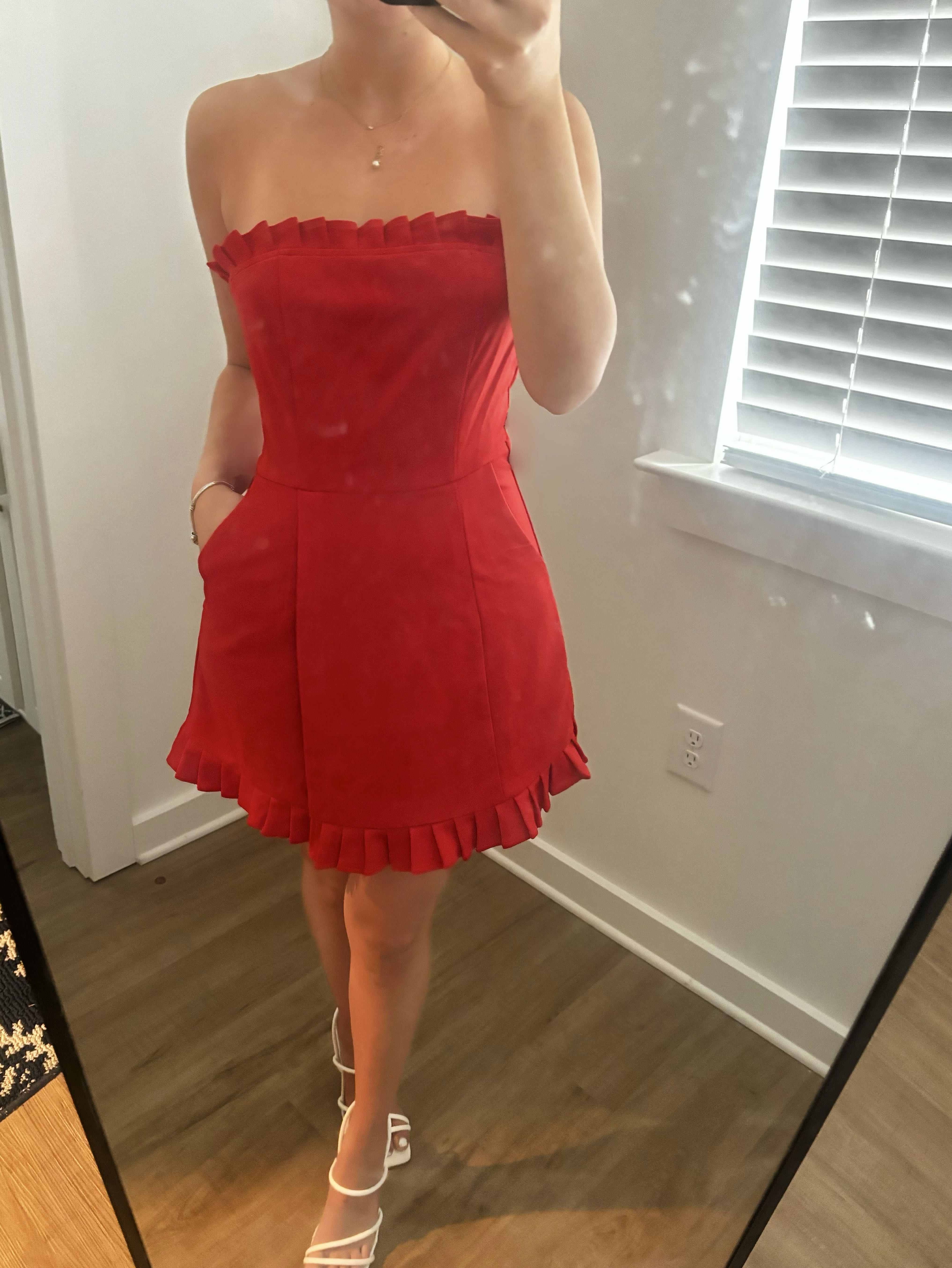 Vcock, vday, red dress