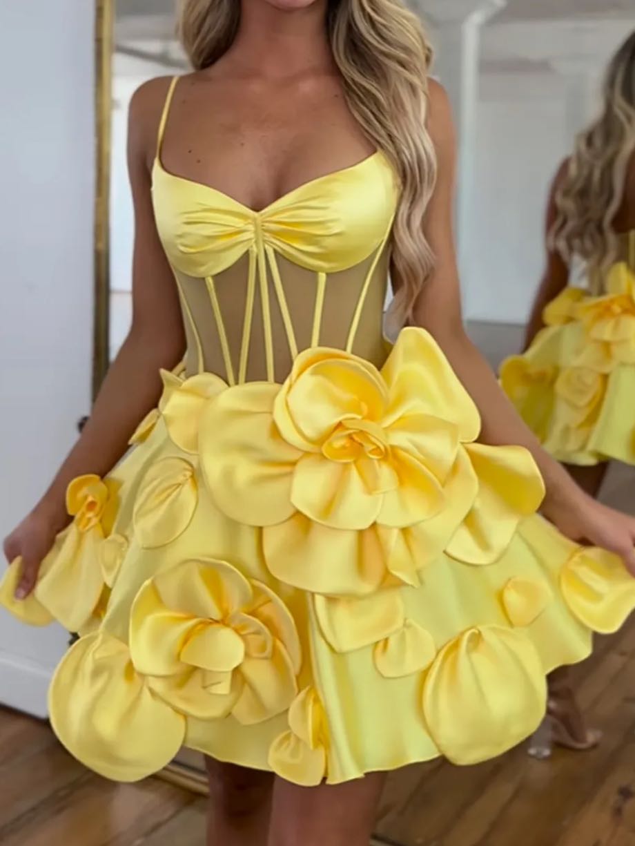 Yellow Flower Dress