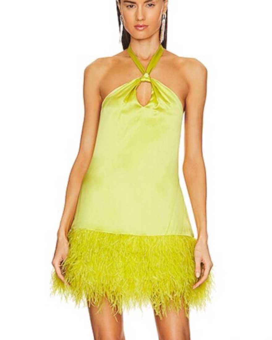 Cinq à Sept Cinq a Sept Barb Dress In Lime