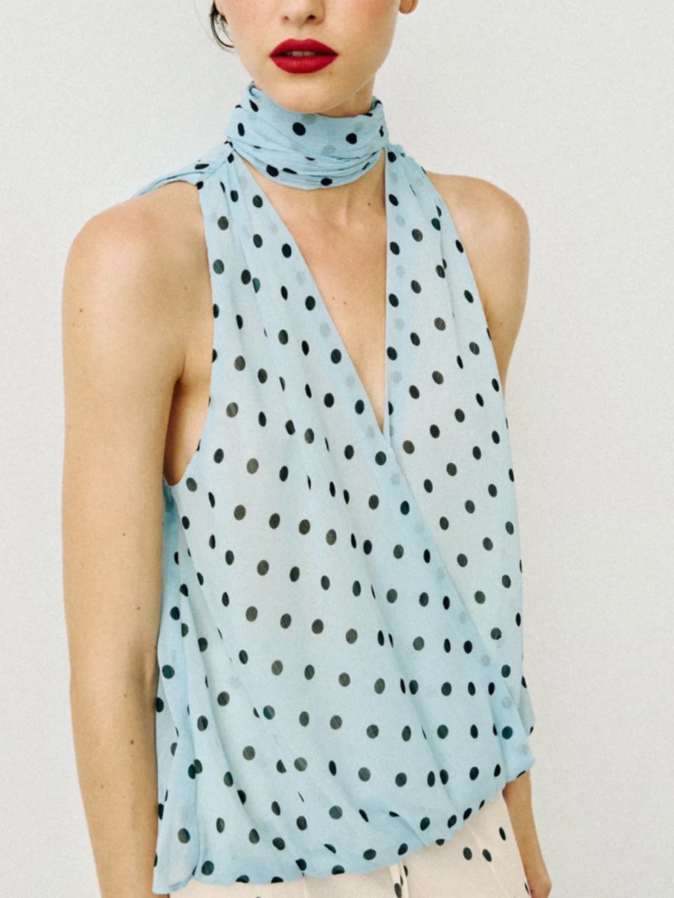 Zara halter top with bow!