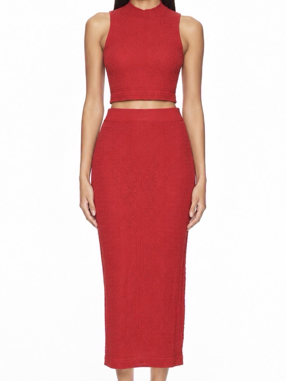 house of harlow midi skirt set