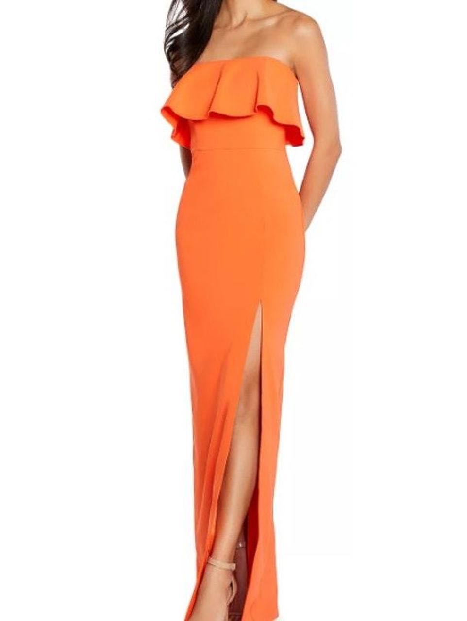 Bright Orange Formal Dress