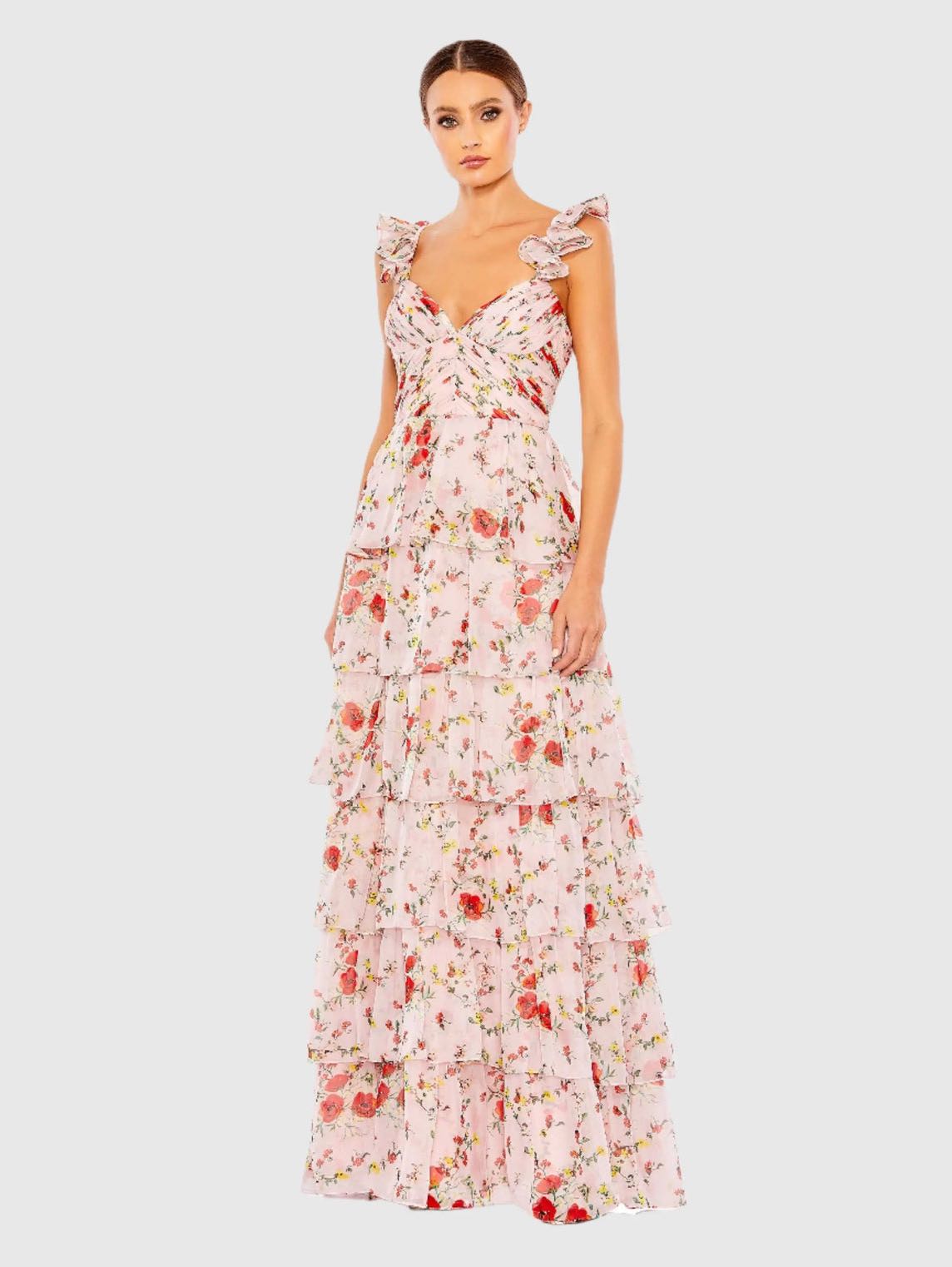 Floral Tiered Maxi Dress