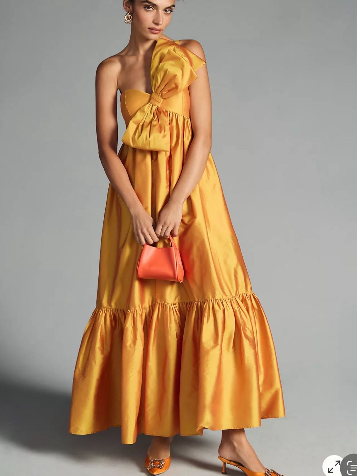 Atsu Golden Bow Dress