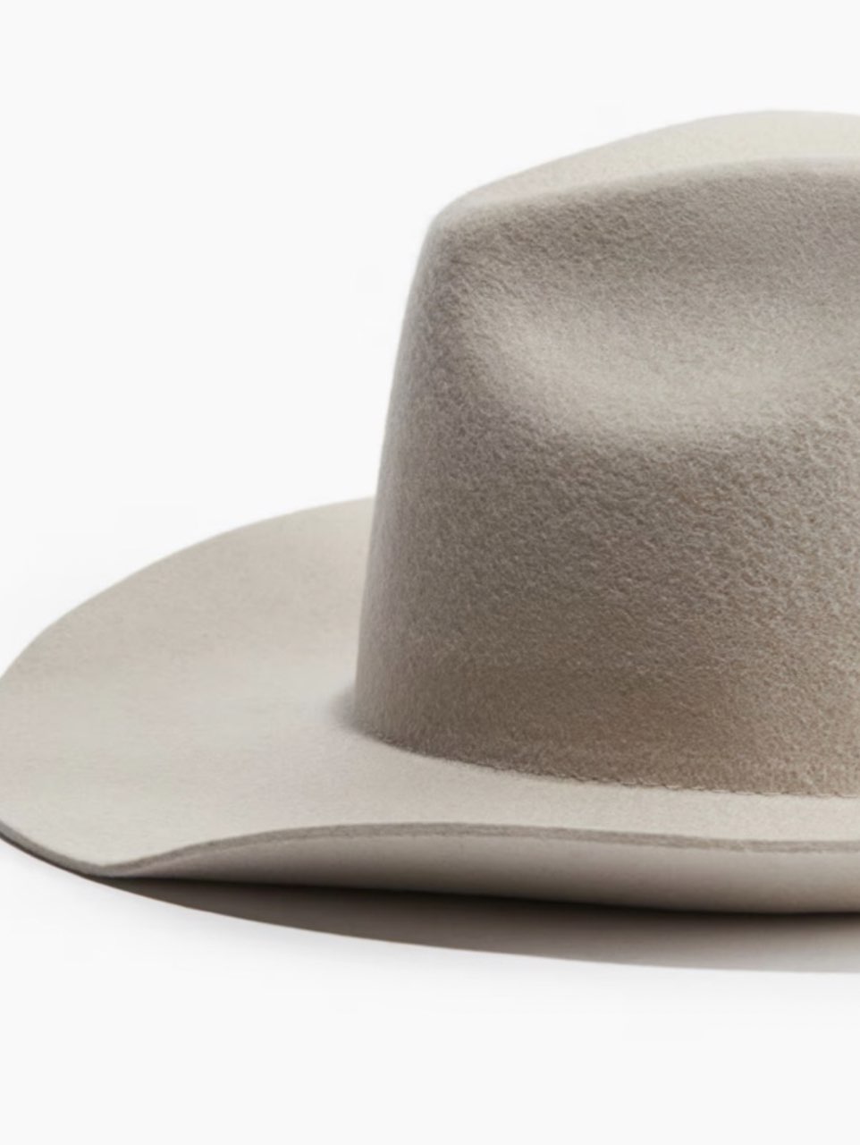 Cream Felt Cowboy Hat
